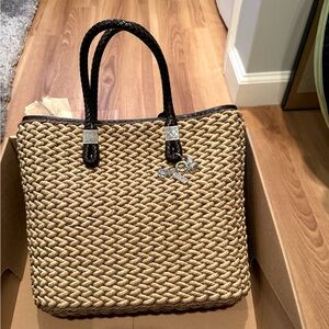 Brighton woven straw tote